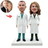 Aangepaste Bobblehead voor Super Doctor Couple
