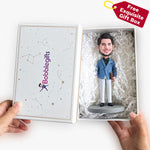 Op maat gemaakte auto-dashboard bobblehead zus en broer