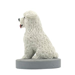 Aangepaste huisdier Bobblehead - witte hond