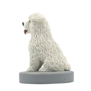 Aangepaste huisdier Bobblehead - witte hond