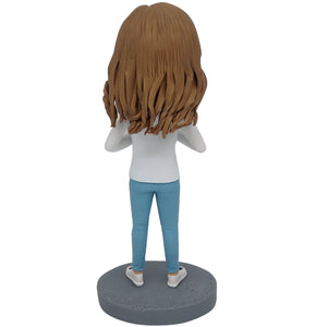 Aangepaste moeder Bobblehead in sportkleding Moederdag cadeau