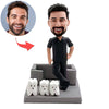 Aangepaste Bobblehead tandarts kaarthouder