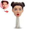 Gepersonaliseerde Bobblehead vrouwelijk autodashboard