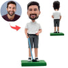 Aangepaste Bobblehead Golf Business Man sportkleding