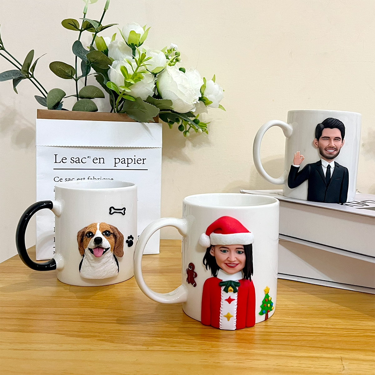 Aangepaste hond mok gepersonaliseerd cadeau