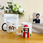 Aangepaste hond mok gepersonaliseerd cadeau