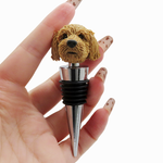 Aangepaste huisdier Bobblehead wijnflesstoppers