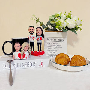 Gepersonaliseerde cadeau-mok voor koppels