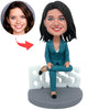 Aangepaste WERELD BESTE LADY BOSS Bobblehead pop