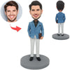 Aangepaste zakenman Bobblehead met pak