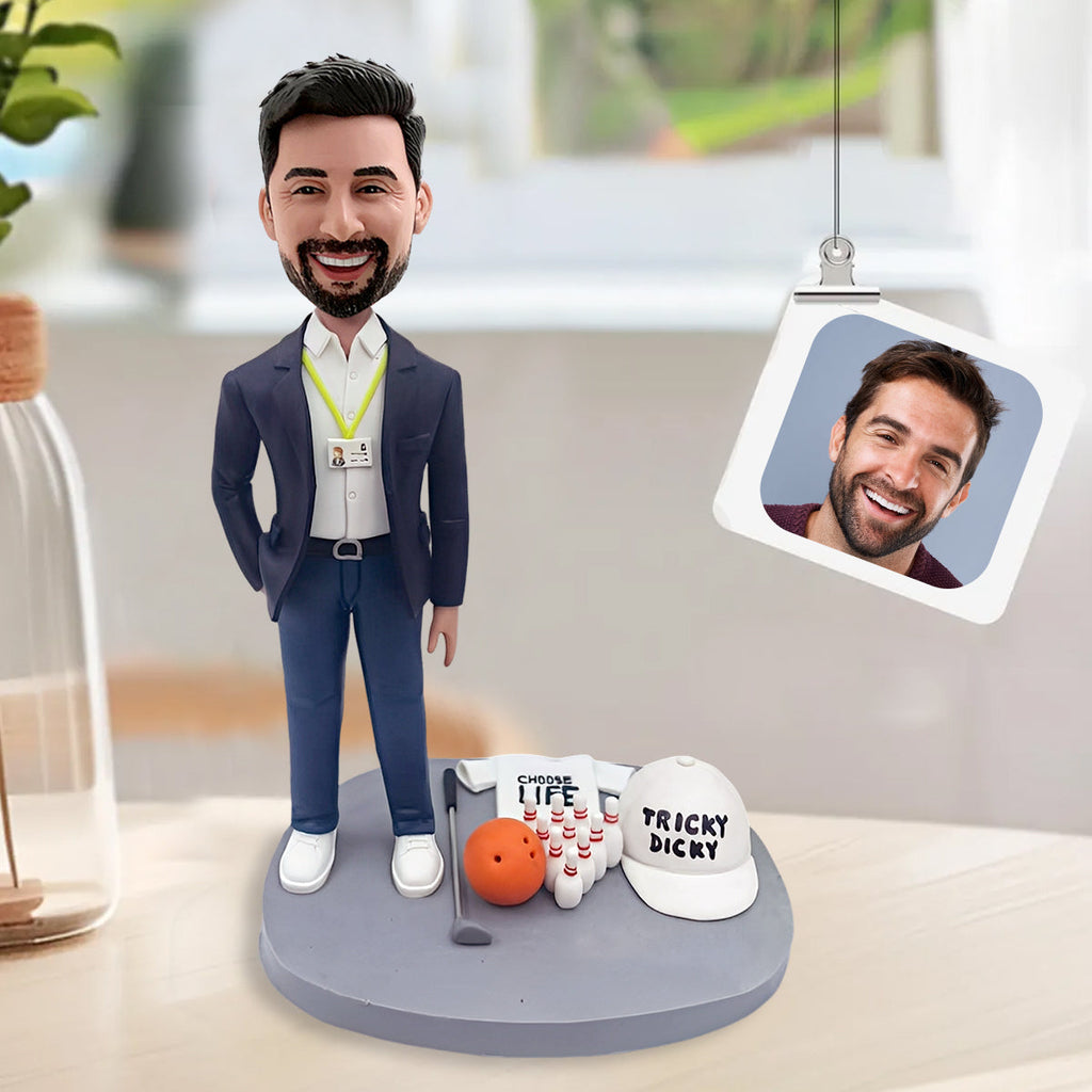 Aangepaste bobblehead met accessoires
