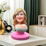 Gepersonaliseerde aangepaste grappige vrouw Bobblehead