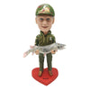 Bobblehead-cadeau voor vissersvaders