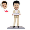 Aangepaste mannelijke baas Bobblehead