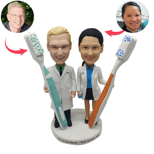 De tandarts en zijn vrouw Bobblehead