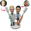 De tandarts en zijn vrouw Bobblehead