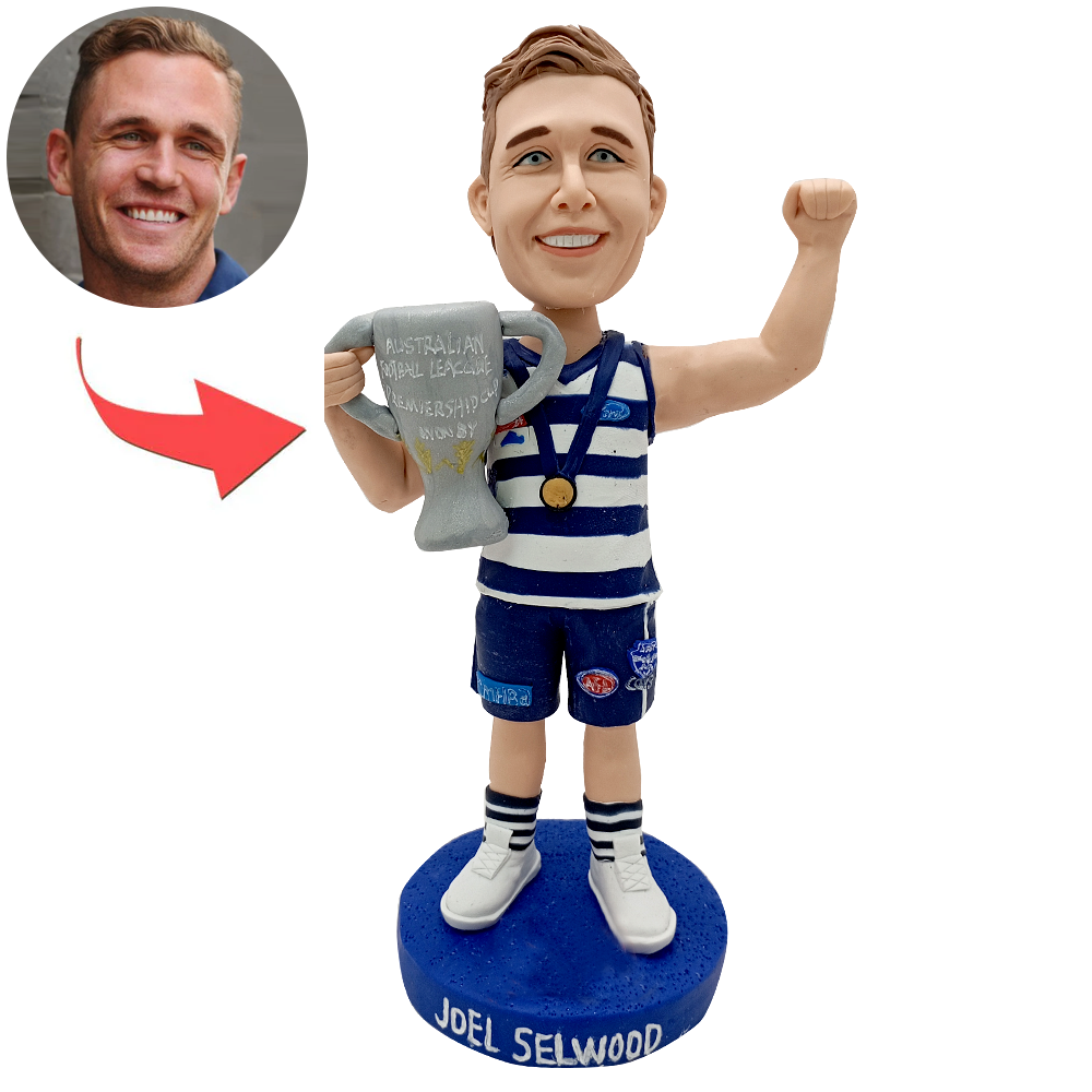 Aangepast Bobblehead-kampioensmoment