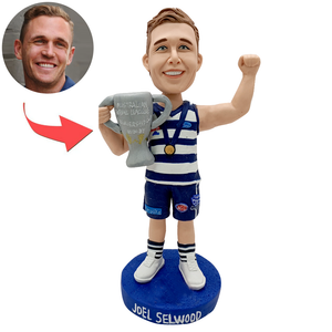 Aangepast Bobblehead-kampioensmoment