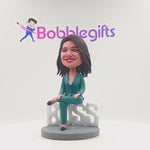 Aangepaste WERELD BESTE LADY BOSS Bobblehead pop