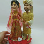 Indiase bruidspaar Bobblehead pop