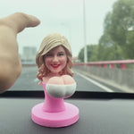Gepersonaliseerde aangepaste grappige vrouw Bobblehead