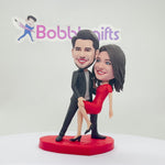 Aangepaste Bobblehead dansend paar - Valentijnsdag