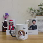 Gepersonaliseerde kerstcadeau aangepaste mok