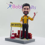 Aangepaste bouwvakker Bobblehead