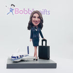 Aangepaste stewardess Bobblehead