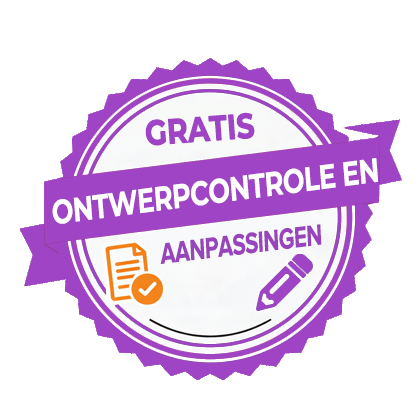 <p>Gratis ontwerpvoorbeeld en revisies</p>