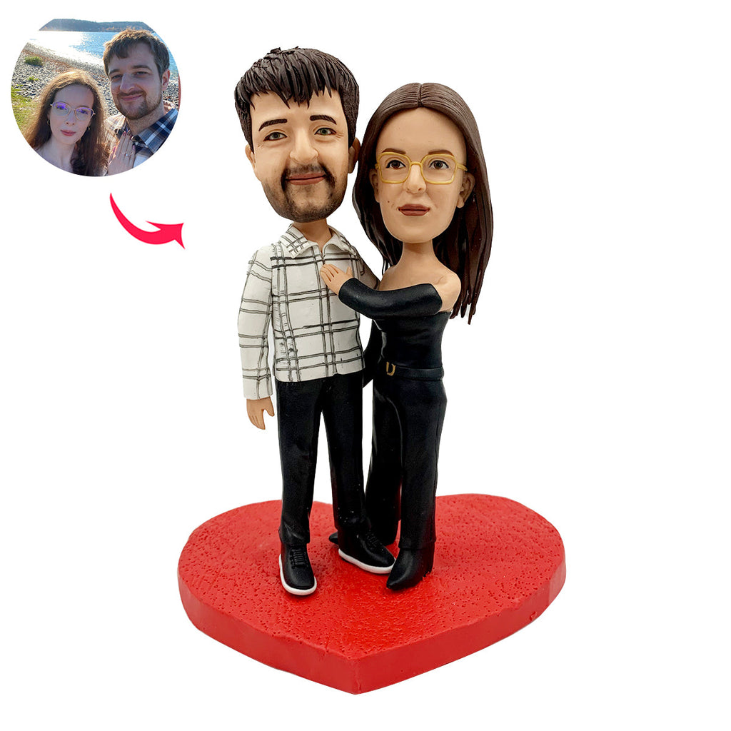 Aangepaste paren Bobble Head figuren