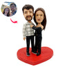 Aangepaste paren Bobble Head figuren